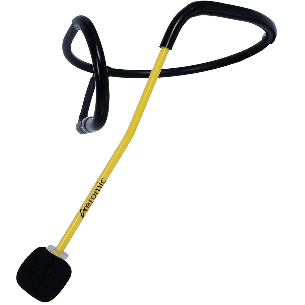 Aeromic AM11LS headset microphone with Carbon Collar and PhatFrame for fitness instructors