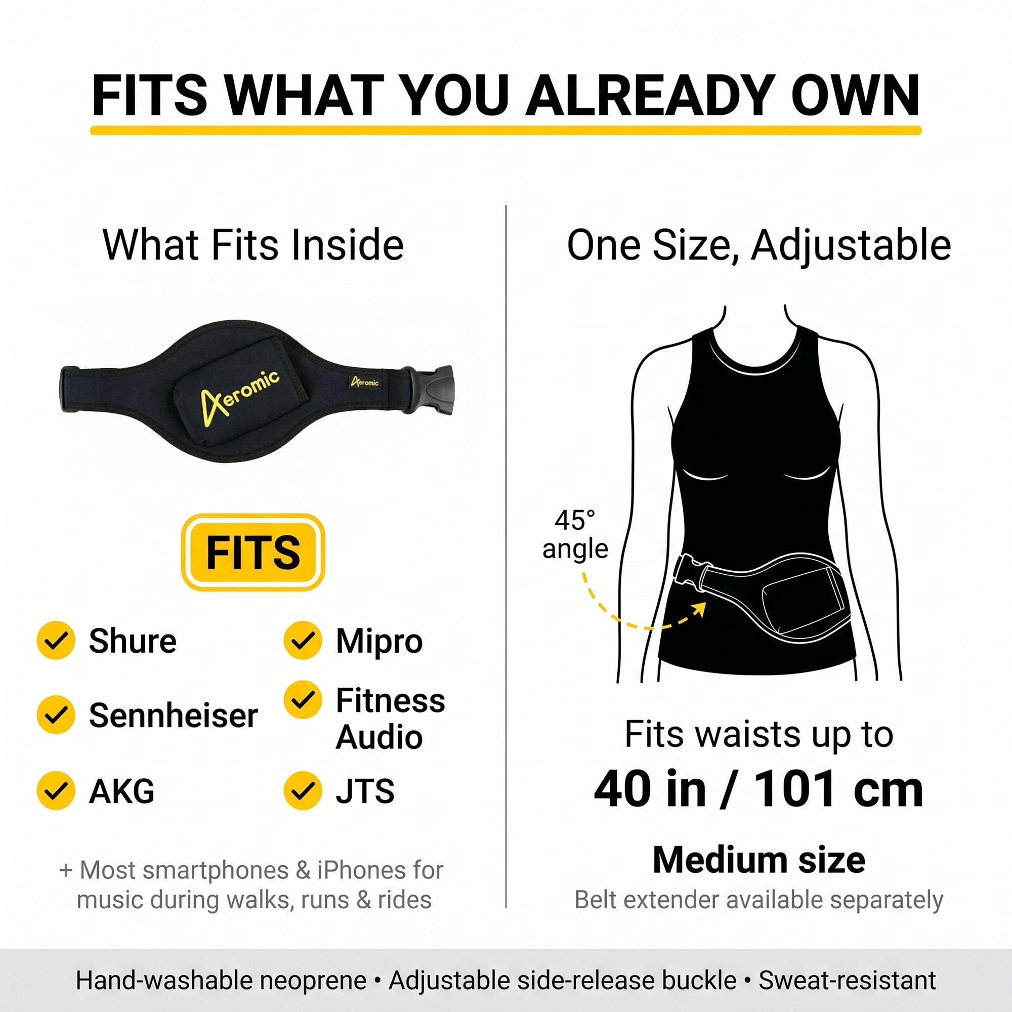 Aeromic Hipster Pouchbelt