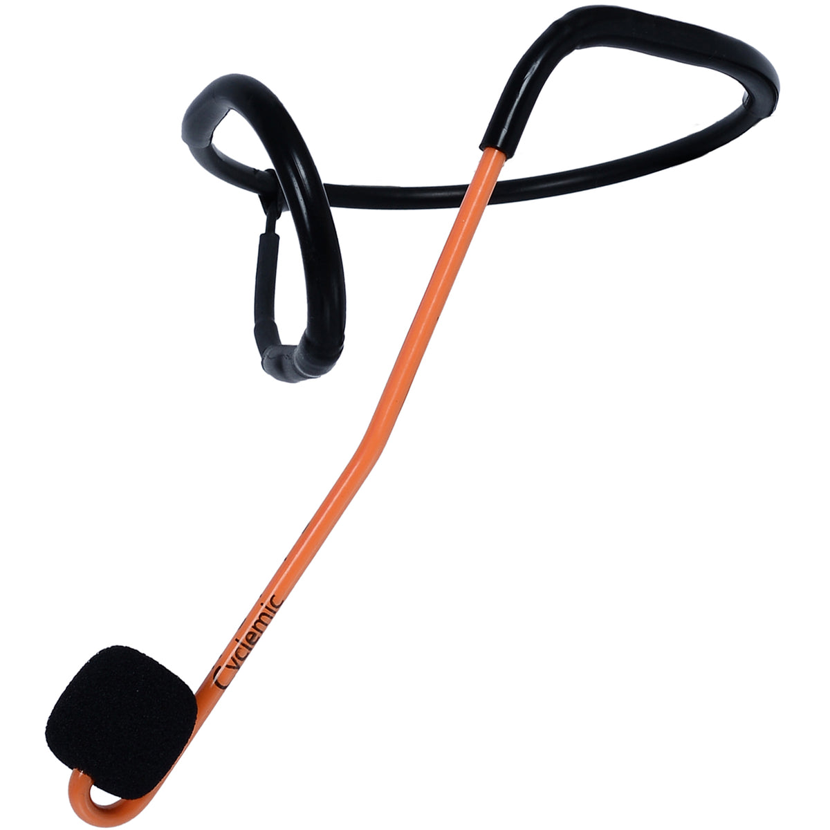 Cyclemic CM-11 headset microphone with J-curve ear hook for indoor cycling instructors
